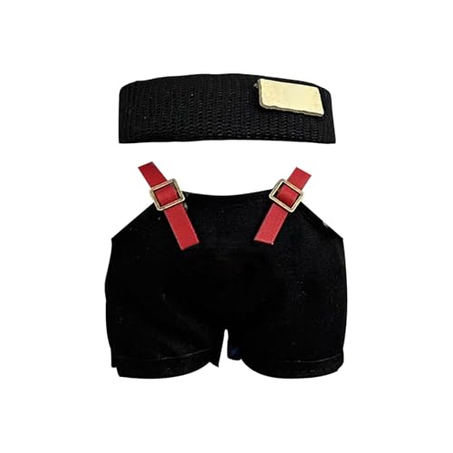 Labu Kleidung für Puppe, Overall, Passende Kleidung für die Labu-Plush Toy, Outfit mit Zubehör, Kleidung Set für 17 cm große Puppe von Generisch
