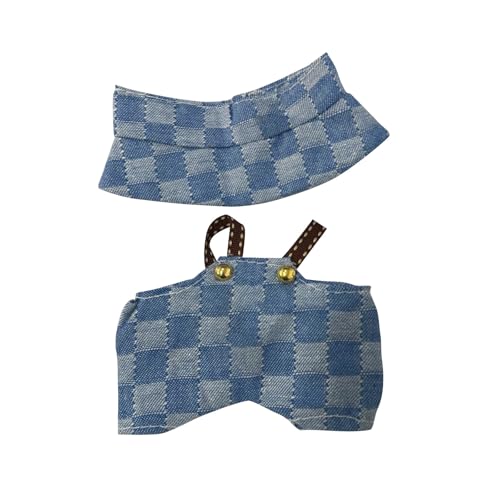 Labubu Kleidung,Labubus Kleidung für 17 cm Puppe, Labubu Puppenzubehör & Puppenkleidung, Mini Plüschpuppen Kleidungsset (B) von Generisch