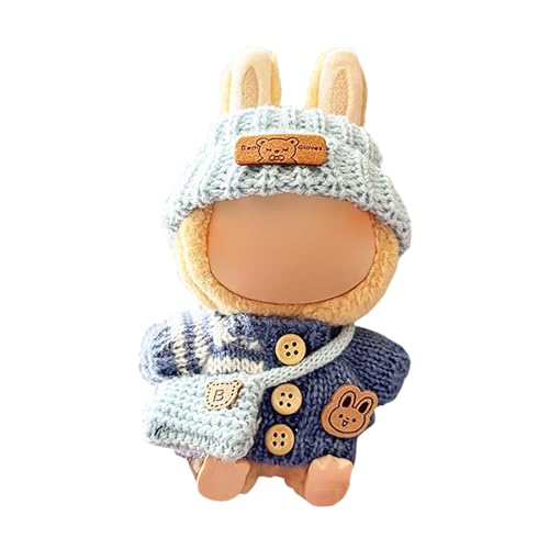 Labubu Kleidung & Outfit Set für 15cm & 17cm Puppen - labubu Designer Kleidung - Premium Fashion Kleider mit Zubehör, Luxus Chic Puppenkleidung & Stil Bundle, Keine Puppe von Generisch
