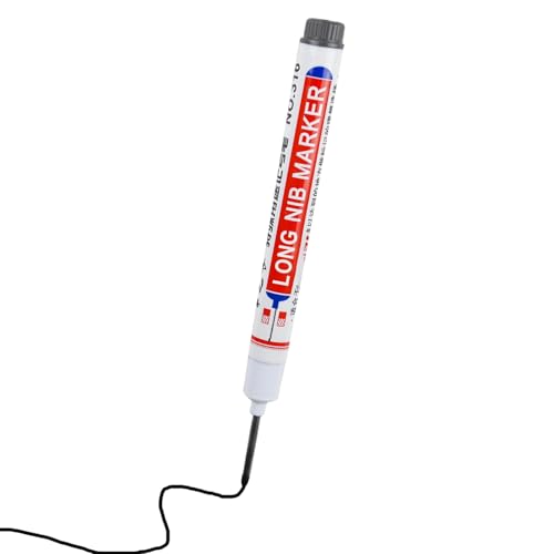 Langer Nib -Marker, langer Köpfe Tiefes Lochmarker | Deep Reach Marker,Schneller trockener Mehrzweckstift für, Hardware-Tool für den industriellen Gebrauch des Bauwesens Langer Nib -Marker, langer Köpfe Tiefes Lochmarker | Deep Reach Marker,Schneller trockener Mehrzweckstift für, Hardware-Tool für den industriellen Gebrauch des Bauwesens von Generisch
