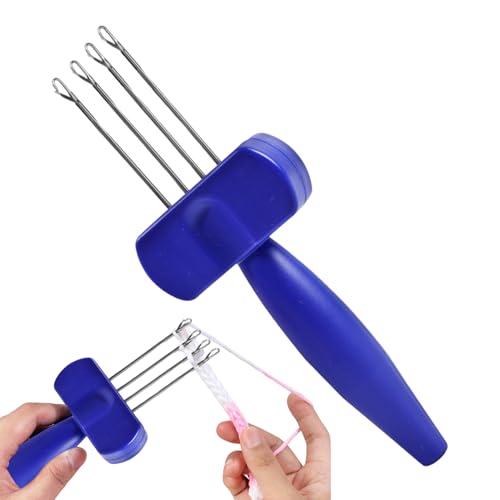 Latch Hook Tool | Latch-Haken-Kabel-Strickwerkzeug-3-Nadel 4-portable Kabelstrickhaken | Nadel ergonomische Grip-Ausrüstung zum Weben von Bindungsbindungsprojekten reisen nach Hause Latch Hook Tool | Latch-Haken-Kabel-Strickwerkzeug-3-Nadel 4-portable Kabelstrickhaken | Nadel ergonomische Grip-Ausrüstung zum Weben von Bindungsbindungsprojekten reisen nach Hause von Generisch