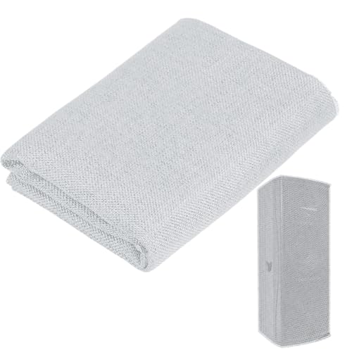 Lautsprechergrill-Netz, Lautsprecherstoff, transparenter Lautsprecher-Grill-Netzstoff, staubdichter Stoff-Ersatz für Zuhause, Bühne, Audio-Panels, Medienschrank Lautsprechergrill-Netz, Lautsprecherstoff, transparenter Lautsprecher-Grill-Netzstoff, staubdichter Stoff-Ersatz für Zuhause, Bühne, Audio-Panels, Medienschrank von Generisch