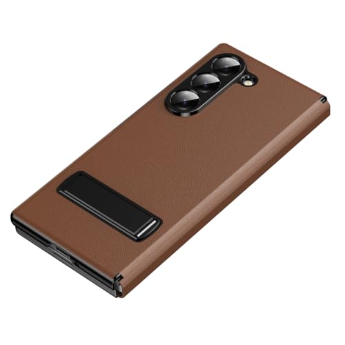 Lederhülle für Samsung Galaxy Z Fold 7, Klapphülle mit Magnetverschluss und verstellbarem Ständer, Rundumschutz Lederhülle für Samsung Galaxy Z Fold 7, Klapphülle mit Magnetverschluss und verstellbarem Ständer, Rundumschutz von Generisch