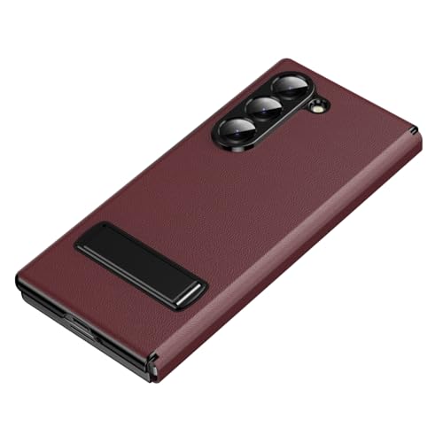 Lederhülle für Samsung Galaxy Z Fold 7, Klapphülle mit Magnetverschluss und verstellbarem Ständer, Rundumschutz Lederhülle für Samsung Galaxy Z Fold 7, Klapphülle mit Magnetverschluss und verstellbarem Ständer, Rundumschutz von Generisch