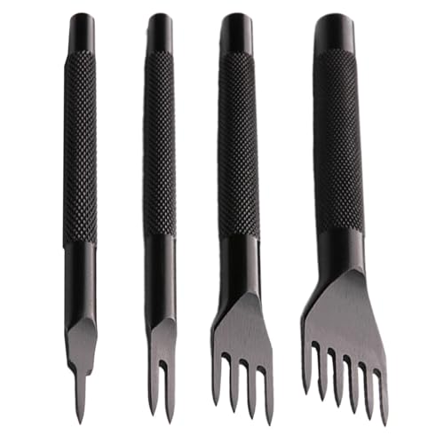 Lederlochstanzwerkzeug - Lochstanz-Set aus Leder | Hole Punch für Leder | Professionelles Arbeitshandwerkzeug-Set | 1/2/4/6 Punging Stitching Lederlochstanzwerkzeug - Lochstanz-Set aus Leder | Hole Punch für Leder | Professionelles Arbeitshandwerkzeug-Set | 1/2/4/6 Punging Stitching von Generisch