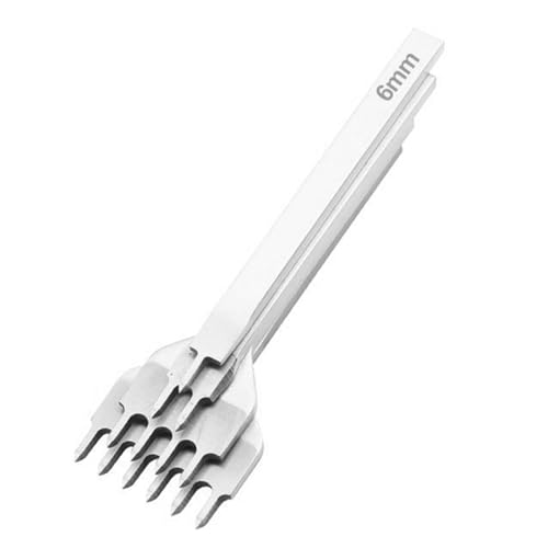 Lederstechbeitel-Set - 4X Zinken Leder Gravur Lochstanzen,Stahl-Puncher Werkzeuge Für Handwerk DIY-Projekte Und Kreativbedarf Lederstechbeitel-Set - 4X Zinken Leder Gravur Lochstanzen,Stahl-Puncher Werkzeuge Für Handwerk DIY-Projekte Und Kreativbedarf von Generisch