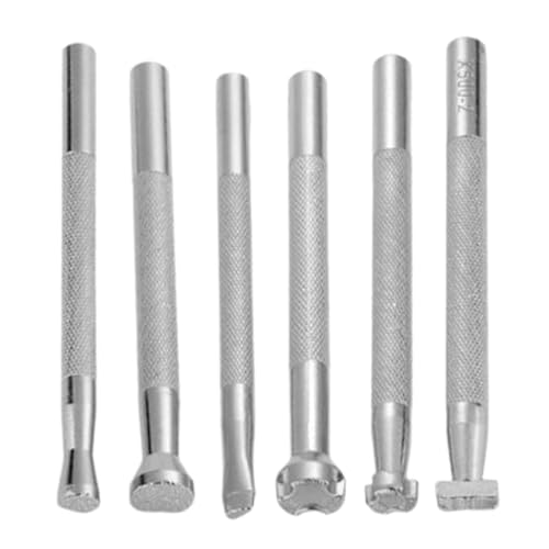 Lederstempel - Ledergravur-Set Für Handwerkliche Prägetechnik | 6-Teilige Schablonen Für Lederverarbeitung Und Sattelherstellung Für Anwender Lederstempel - Ledergravur-Set Für Handwerkliche Prägetechnik | 6-Teilige Schablonen Für Lederverarbeitung Und Sattelherstellung Für Anwender von Generisch