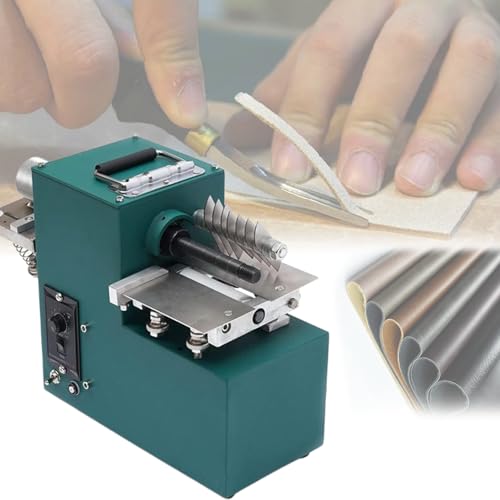 Lederstreifen-Gürtelschneidemaschine mit einstellbarer Geschwindigkeit, ideal für Präzisionsschnitte in Lederhandwerk und industriellen Anwendungen von Generisch