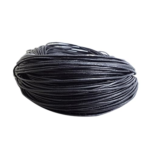 Lederstreifen | Lederbänder zum Basteln | 9m Bastelbedarf Verstellbares Wickelarmband für Anhänger für Männer Schuhe Stiefel Hut Lanyard von Generisch