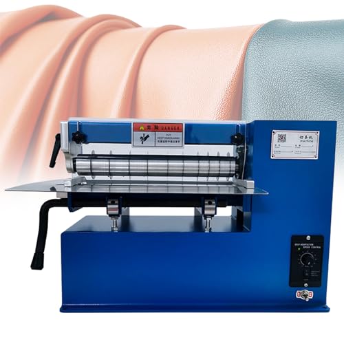 Lederstreifen-Schneidemaschine, einstellbare Geschwindigkeit 1350 U/min für DIY-Lederwaren, Griffe 0,5–6 mm Dicke, ideal zum Schälen und Spalten Lederstreifen-Schneidemaschine, einstellbare Geschwindigkeit 1350 U/min für DIY-Lederwaren, Griffe 0,5–6 mm Dicke, ideal zum Schälen und Spalten von Generisch