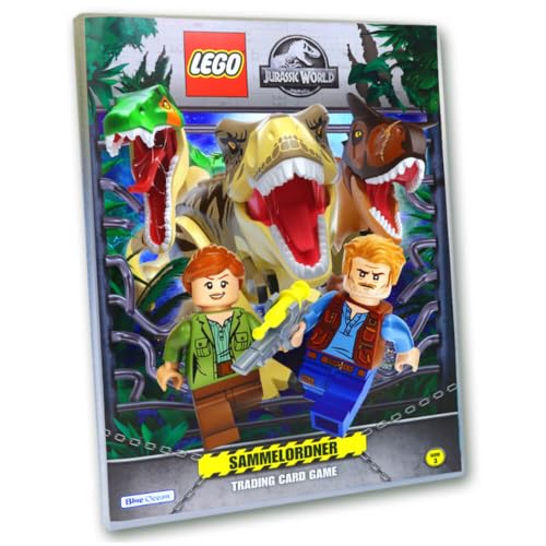Lego Jurassic World 3 Karten - Sammelkarten Trading Cards (2023) - Sammelkarten - Auswahl (1 Sammelmappe) von Generisch