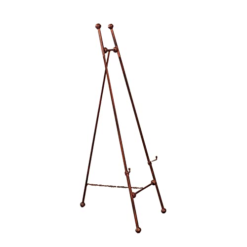 Leichte, verstellbare Metall-Staffelei, 120/150 cm, zusammenklappbare Bodenstaffelei für Poster, Hochzeitsschilder und Fotos, tragbarer Displayhalter in rotem Kupfer-Finish Leichte, verstellbare Metall-Staffelei, 120/150 cm, zusammenklappbare Bodenstaffelei für Poster, Hochzeitsschilder und Fotos, tragbarer Displayhalter in rotem Kupfer-Finish von Generisch