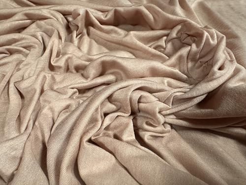 Leichter Viskose-Stoff, Single-Jersey, Meterware, einfarbig, Nude Pink Leichter Viskose-Stoff, Single-Jersey, Meterware, einfarbig, Nude Pink von Generisch