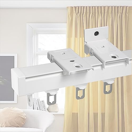 Leise Roll-Aluminium-Deckenschiene für Vorhänge, 1,5 m bis 6 m Länge, vielseitiger Duschweiner, Erkerfenster, Wohnmobil-Trennwand – reibungsloser Betrieb und einfache Installation Leise Roll-Aluminium-Deckenschiene für Vorhänge, 1,5 m bis 6 m Länge, vielseitiger Duschweiner, Erkerfenster, Wohnmobil-Trennwand – reibungsloser Betrieb und einfache Installation von Generisch