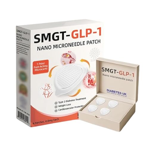 Lenreey Smgt-Glp-1nano-Mikronadel-Pflaster, Smgt-Glp-1 Microneedle Patch, Nano Mikronadel Pflaster, Natürliches Mikronadel Pflaster, Natürlicher Aufkleber Hält Körperkurven (1 Box) von Generisch