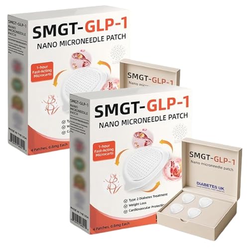 Lenreey Smgt-Glp-1nano-Mikronadel-Pflaster, Smgt-Glp-1 Microneedle Patch, Nano Mikronadel Pflaster, Natürliches Mikronadel Pflaster, Natürlicher Aufkleber Hält Körperkurven (2 Box) von Generisch