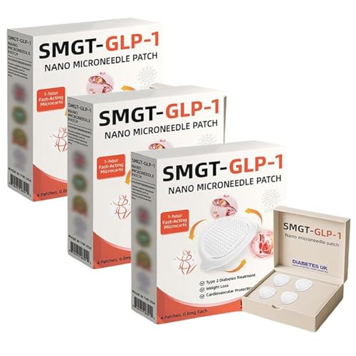 Lenreey Smgt-Glp-1nano-Mikronadel-Pflaster, Smgt-Glp-1 Microneedle Patch, Nano Mikronadel Pflaster, Natürliches Mikronadel Pflaster, Natürlicher Aufkleber Hält Körperkurven (3 Box) von Generisch
