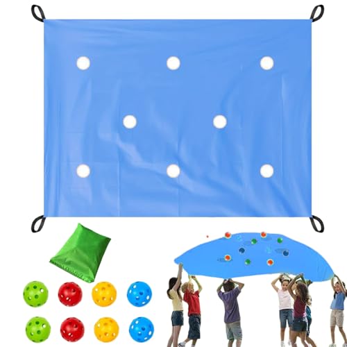 Lernspaß Teambuilding-Spiele – Teambuilding-Spiele-Kit für die Arbeit | Unterstützt 8-20 Teilnehmer, emotionale Verbindungen, Gruppenspiel, Spaß-Aktivitäten-Set für Zuhause, Hinterhof-Party von Generisch