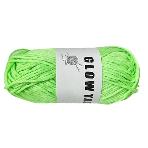 Leuchtendes Strickgarn, 70 m, leuchtet im Dunkeln, Stickgarn, leuchtet im Dunkeln, Nähgarn-Set, Spule zum Sticken, Quilten, Nähen, Basteln von Generisch