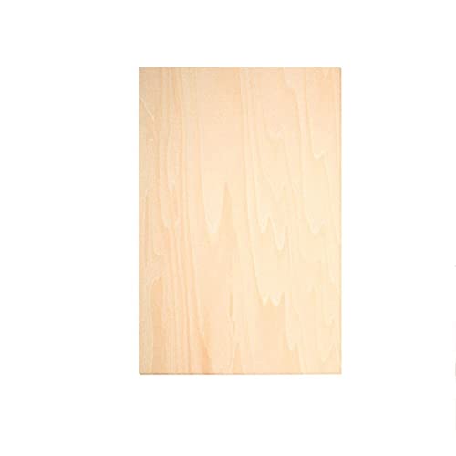 Lindenholzplatte, unlackierte Holzstücke, Lindenholzplatten, 1,5 mm, Bastel-Sperrholzplatten, Holzbretter für Bastelprojekte (450 x 300 x 1,5 mm) von Generisch