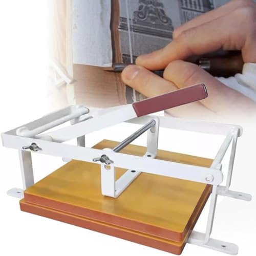 Linolblockdruckmaschine, höhenverstellbar für Holzschnitt-Tinte und Linoleumschnitte, ideal für Druckmacher Linolblockdruckmaschine, höhenverstellbar für Holzschnitt-Tinte und Linoleumschnitte, ideal für Druckmacher von Generisch