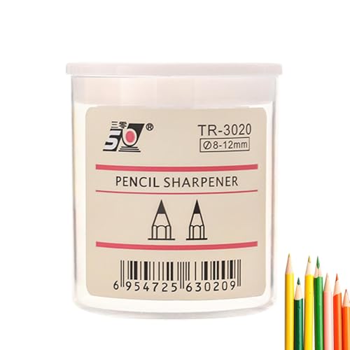 Lippenstiftstiftschärfer - Lip Liner Spitzerwerkzeug | ABS Lip Liner Bleistiftschärfe | Schärfe Augenbrauenstifte Tool | Handbuch Make -up Bleistift Schärfe | -Löcher Eyeliner Spitzer Mit Deckaug von Generisch