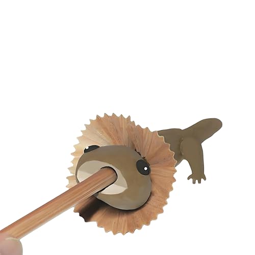 Little Lizard Bleistiftspitzer, niedlicher Bleistiftspitzer, Schul- und Bürobedarf, Kawaii-Schreibwaren, schönes Design (1 Stück) von Generisch