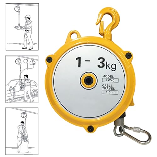 Load Balancer, Multifunktionales Metall und Gummi Aufhängewerkzeug, starke Tragfähigkeit, einziehbar für verschiedene Anwendungen, Größe:1-3kg von Generisch
