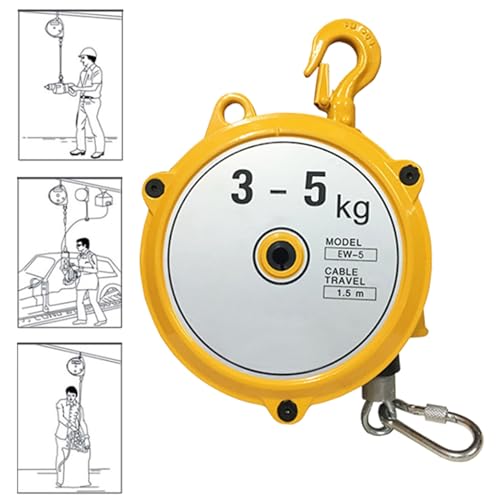 Load Balancer, Multifunktionales Metall und Gummi Aufhängewerkzeug, starke Tragfähigkeit, einziehbar für verschiedene Anwendungen, Größe:3-5kg von Generisch