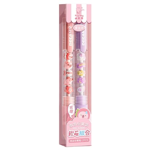 Löschbare Füllfederhalter, löschbare Gelstifte, Schreibwerkzeug mit feiner Spitze, sanft gleitende Tinte, ästhetisches Design, 0,5 mm Rosa, für Notizen, Skizzieren, Zeichnen Löschbare Füllfederhalter, löschbare Gelstifte, Schreibwerkzeug mit feiner Spitze, sanft gleitende Tinte, ästhetisches Design, 0,5 mm Rosa, für Notizen, Skizzieren, Zeichnen von Generisch