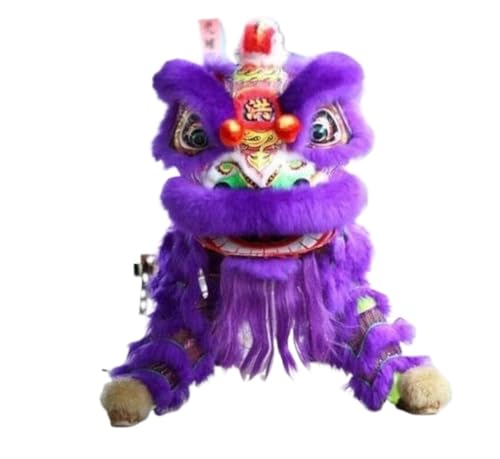 Löwen-Tanz-Kostüm-Set – Traditionelle Performance-Requisite, Erwachsenen-Maskottchen mit künstlicher Wolle für Neujahr, Outdoor-Sport, Volkskunst-Feier, festliche Event-Essentials Löwen-Tanz-Kostüm-Set – Traditionelle Performance-Requisite, Erwachsenen-Maskottchen mit künstlicher Wolle für Neujahr, Outdoor-Sport, Volkskunst-Feier, festliche Event-Essentials von Generisch