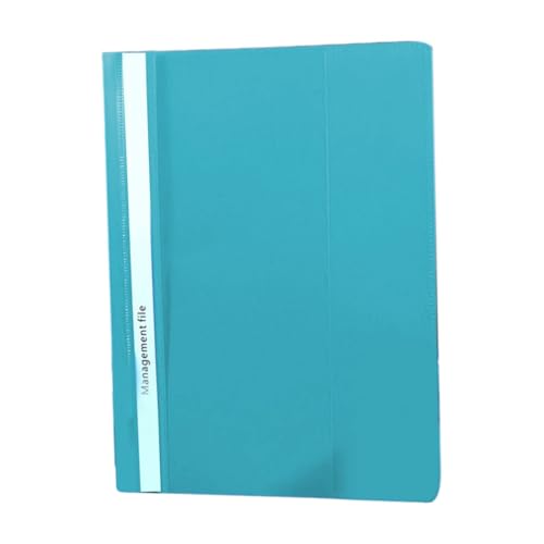 Loseblatt-Mappe im Hongkong-Stil mit Clip-Stil-Ordner Lose Ordner Business-Ordner Briefpapier Bericht Ordner Organisatoren und Aufbewahrung (Green, One Size) von Generisch