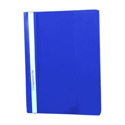 Loseblatt-Mappe im Hongkong-Stil mit Clip-Stil-Ordner Lose Ordner Business-Ordner Briefpapier Bericht Ordner Organisatoren und Aufbewahrung (Purple, One Size) von Generisch
