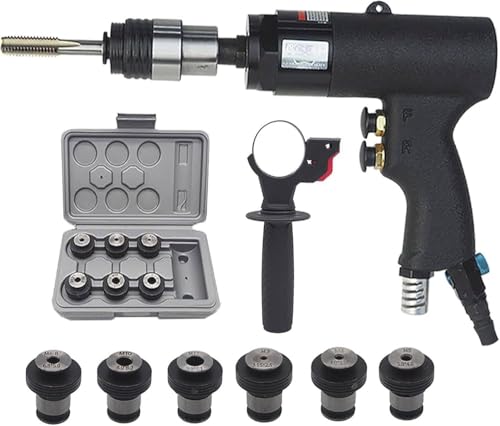 Luftschneidemaschine, M3-M12 pneumatische Gewindebohrmaschine zum Gewindeschneiden von Stahl, Eisen, Kupfer, Aluminium, Kunststoff – Handluftbohrer-Zubehör Luftschneidemaschine, M3-M12 pneumatische Gewindebohrmaschine zum Gewindeschneiden von Stahl, Eisen, Kupfer, Aluminium, Kunststoff – Handluftbohrer-Zubehör von Generisch