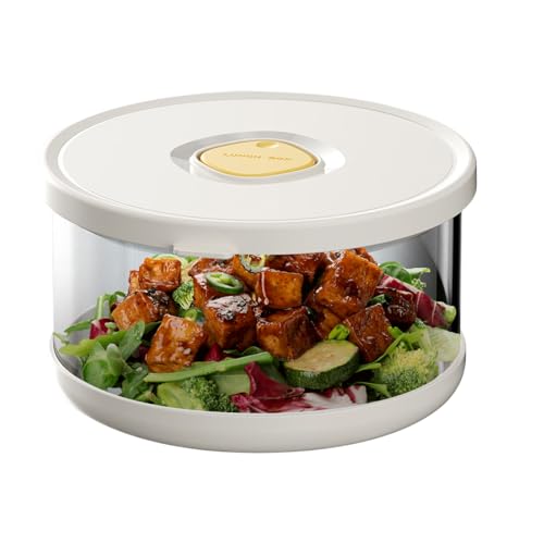 Lunch-Salatbehälter, transparente Salatschüssel, Glas-Aufbewahrungsbox, geruchloses, luftdichtes Design, robust und wiederverwendbar, ideal für Küche, Kühlschrank, Speisekammer, , Suppe Lunch-Salatbehälter, transparente Salatschüssel, Glas-Aufbewahrungsbox, geruchloses, luftdichtes Design, robust und wiederverwendbar, ideal für Küche, Kühlschrank, Speisekammer, , Suppe von Generisch
