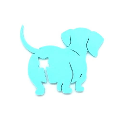 Lustige Katzen-/Hunde-Brotklammer, lustiger 3D-gedruckter Taschenhalter, Küchenhelfer für Katzen-/Hundeliebhaber, zum Drücken und Verschließen von Brotbeuteln, zur Aufbewahrung von Lebensmitteln von Generisch