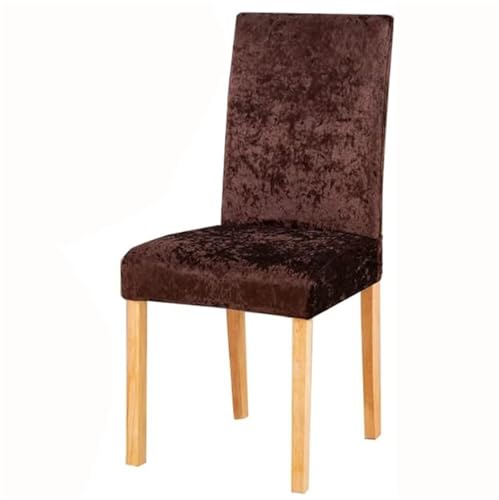 Luxuriöse Stuhlhussen aus Pannesamt, dehnbar, 4 Stück, Universal-Schonbezüge für Esszimmer, Küche und Hotel, Parsons-Stil und leicht zu reinigen Luxuriöse Stuhlhussen aus Pannesamt, dehnbar, 4 Stück, Universal-Schonbezüge für Esszimmer, Küche und Hotel, Parsons-Stil und leicht zu reinigen von Generisch