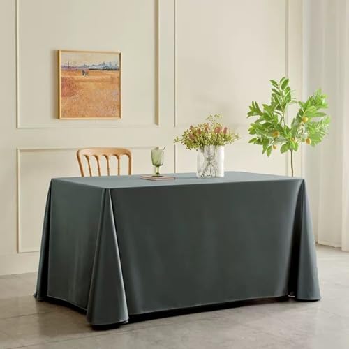 Luxuriöse graue Satin-Tischdecke, 220 x 320 cm, für Konferenzschreibtisch, elegante Abend- und Dessert-Tischwäsche für Zuhause, Hotel, Veranstaltungen und Geschäftstreffen Luxuriöse graue Satin-Tischdecke, 220 x 320 cm, für Konferenzschreibtisch, elegante Abend- und Dessert-Tischwäsche für Zuhause, Hotel, Veranstaltungen und Geschäftstreffen von Generisch