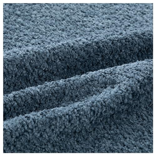 Luxuriöser, weicher Sherpa-Fleece-Stoff, gemütliches Kunstfell für Bettwäsche, Decken, Bademäntel und Schals, Hellgrau, 50 x 148 cm, perfekt für Näh- und DIY-Projekte von Generisch