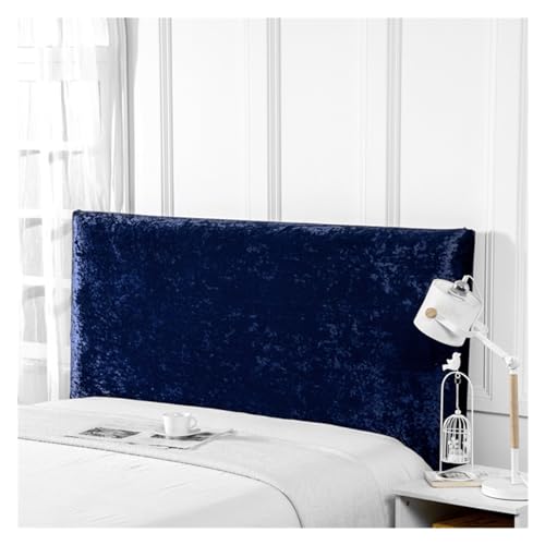 Luxuriöser Bettkopfteilbezug aus Pannesamt, elastisch, rutschfest, Staubschutz, stilvoll, elegantes Bettwäsche-Accessoire (Farbe: B, Größe: 2,4 m) von Generisch