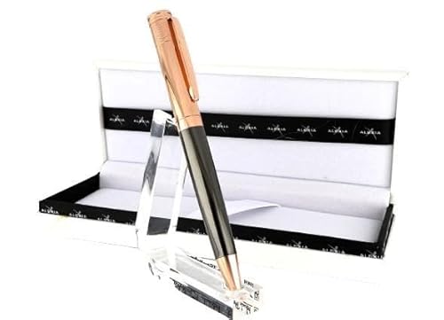 Luxus-Kugelschreiber, zweifarbiges Design, Kupfer und Schwarz, mit eleganter Geschenkbox von Generisch