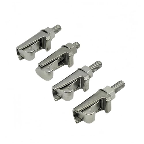 M8 M10 M12 ISO Doppelklaue Klemme 304 Edelstahl Vakuum Flansch Fitting Bolzen Nut Haken Typ Bremssattel Schraube C Klemme Haken(M10) von Generisch