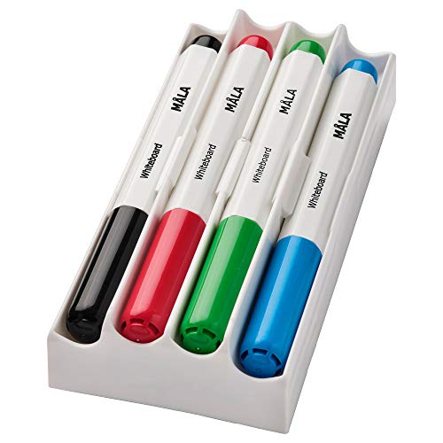 MÅLA Whiteboard-Stift mit Halter/Radiergummi, gemischte Farben von Generisch