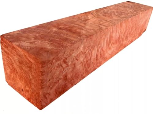 MAMMUTBAUM (37 x 6,5 x 6,5cm) ++ VAVONA MASER ++ Schnitzholz, Holzblock, Drechselholz, Edelholz, Rohlinge, Massivholz, Bohle, Planke, Griffholz, Messergriff, Brett ++ Selten - Rarität ++ von Generisch