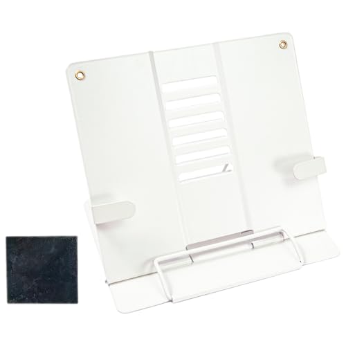 Macrame Project Board - Tragbares Geflochtenes Board | Doppelseitige Makrameekarte | Macrame Board Metal Stand | Unterstützung für Anfänger Projekte für Bücher, Noten, Zeitschriften, Tablets von Generisch