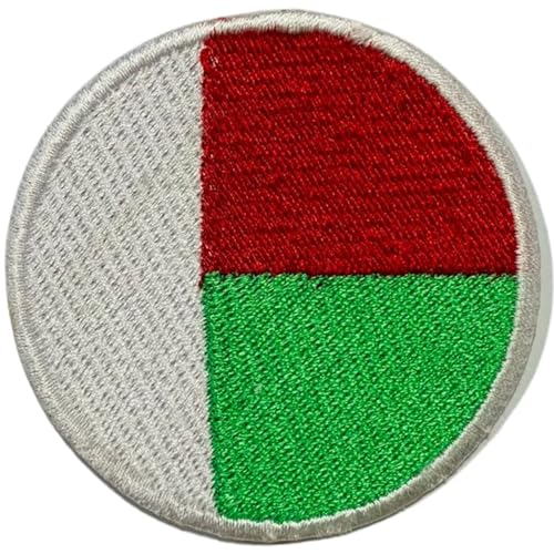 Madagaskar Flagge Patch Rund - 6cm Besticktes Bügelbild Aufbügler Aufnähen - Taktisches Militär Emblem für Jacken, Rucksäcke, Hüte, Westen & Kleidung - Kreisförmige Nationalflagge Patch Madagaskar Flagge Patch Rund - 6cm Besticktes Bügelbild Aufbügler Aufnähen - Taktisches Militär Emblem für Jacken, Rucksäcke, Hüte, Westen & Kleidung - Kreisförmige Nationalflagge Patch von Generisch
