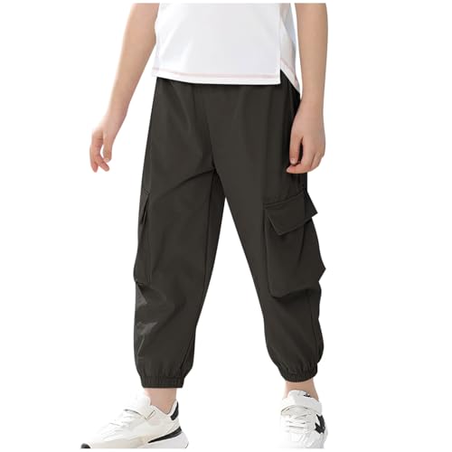 Mädchen-Hose, Baumwolle, elastisch, hohe Taille, Jogger, Kinder, volle Länge, Outdoor-Hose, Y2K, Vintage, Joggen, Streetwear, Cargo-Jogger, Netzstoff, schnell trocknend, Bündchen an den Knöcheln Mädchen-Hose, Baumwolle, elastisch, hohe Taille, Jogger, Kinder, volle Länge, Outdoor-Hose, Y2K, Vintage, Joggen, Streetwear, Cargo-Jogger, Netzstoff, schnell trocknend, Bündchen an den Knöcheln von Generisch