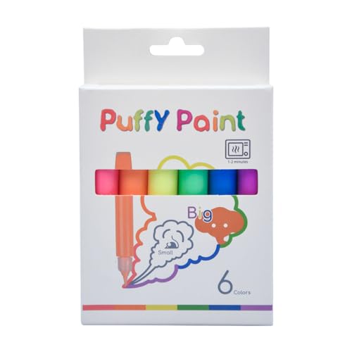 Magic Paint Kit | Kreative 3D-Marker-Stifte Set mit 6 | Blasen-Zeichenstifte lustiger kreativer 3D-Marker | für Kinder und Kleinkinder ab 3 Jahren zum Zeichnen und Ausmalen Magic Paint Kit | Kreative 3D-Marker-Stifte Set mit 6 | Blasen-Zeichenstifte lustiger kreativer 3D-Marker | für Kinder und Kleinkinder ab 3 Jahren zum Zeichnen und Ausmalen von Generisch