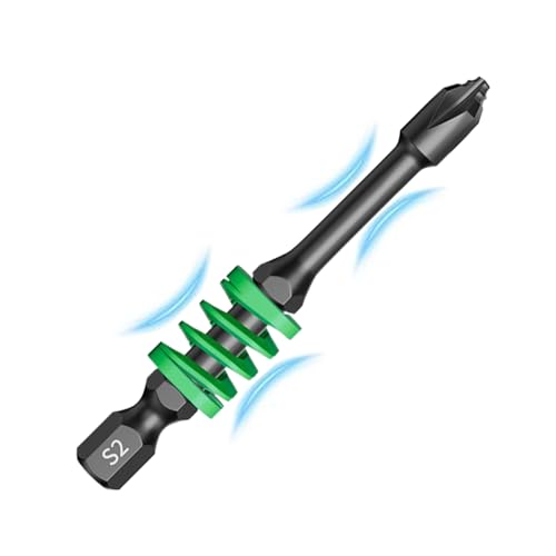 Magnetic Drill Bits, Crossing Strong Magnetic Rainbow Spring Heads, 2.56 inches Anti Slip Precision Shank for Electric Driller Extension and Fastening, Power Tool Bit Set Magnetic Drill Bits, Crossing Strong Magnetic Rainbow Spring Heads, 2.56 inches Anti Slip Precision Shank for Electric Driller Extension and Fastening, Power Tool Bit Set von Generisch