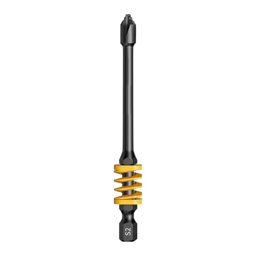Magnetic Drill Bits, Rainbow Spring Head Set, 2.56x3.54x4.33 Inches Anti-Slip Shank, Precision Fit Extension, Strong Magnetic Grip for Electric Drilling, Electrician Work, Home, Handcraft von Generisch